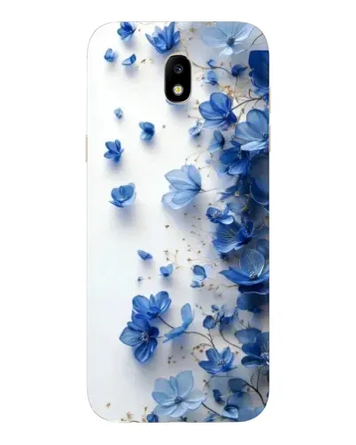 Чехол для Samsung Galaxy J5 2017 (J530F EU) с картинкой «Голубой цветочный каскад»