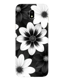 Чехол для Samsung Galaxy J5 2017 (J530F EU) с картинкой «Монохромные астры»