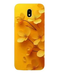 Чехол для Samsung Galaxy J5 2017 (J530F EU) с картинкой «Золотые лепестки»
