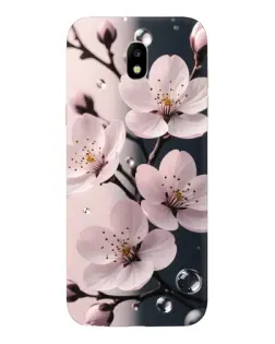 Чехол для Samsung Galaxy J5 2017 (J530F EU) с картинкой «Нежная сакура и капли»
