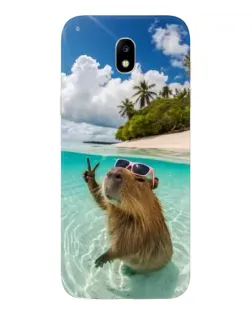 Чехол для Samsung Galaxy J5 2017 (J530F EU) с картинкой «Капибара на море»