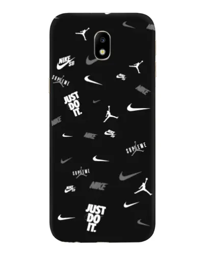 Чехол для Samsung Galaxy J7 2017 (J730F EU) с картинкой «Nike Black Pattern» Чехол для Samsung Galaxy J7 2017 (J730F EU) с картинкой «Nike Black Pattern»