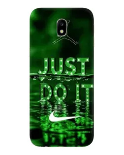 Чехол для Samsung Galaxy J7 2017 (J730F EU) с картинкой «Зеленый неоновый Nike» Чехол для Samsung Galaxy J7 2017 (J730F EU) с картинкой «Зеленый неоновый Nike»