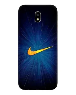 Чехол для Samsung Galaxy J7 2017 (J730F EU) с картинкой «Синий пульс Nike» Чехол для Samsung Galaxy J7 2017 (J730F EU) с картинкой «Синий пульс Nike»