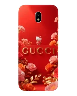 Чехол для Samsung Galaxy J7 2017 (J730F EU) с картинкой «Gucci — золотой сад»