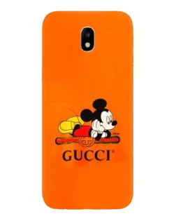 Чехол для Samsung Galaxy J7 2017 (J730F EU) с картинкой «Микки Маус Gucci — оранж» Чехол для Samsung Galaxy J7 2017 (J730F EU) с картинкой «Микки Маус Gucci — оранж»