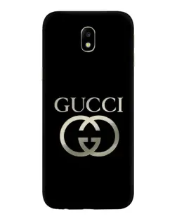 Чехол для Samsung Galaxy J7 2017 (J730F EU) с картинкой «Gucci — золото на черном» Чехол для Samsung Galaxy J7 2017 (J730F EU) с картинкой «Gucci — золото на черном»