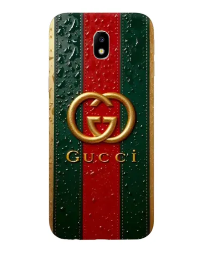 Чехол для Samsung Galaxy J7 2017 (J730F EU) с картинкой «Gucci — фирменная полоса и золото» Чехол для Samsung Galaxy J7 2017 (J730F EU) с картинкой «Gucci — фирменная полоса и золото»