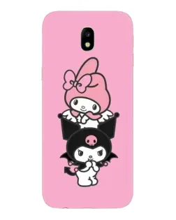 Чехол для Samsung Galaxy J7 2017 (J730F EU) с картинкой «My Melody и Kuromi» Чехол для Samsung Galaxy J7 2017 (J730F EU) с картинкой «My Melody и Kuromi»