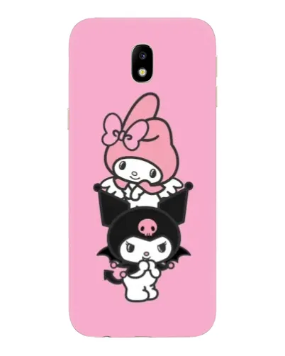 Чехол для Samsung Galaxy J7 2017 (J730F EU) с картинкой «My Melody и Kuromi»