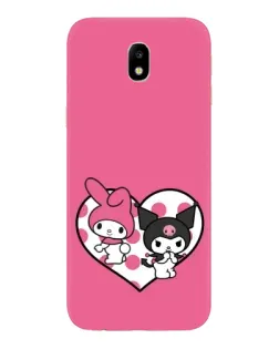 Чехол для Samsung Galaxy J7 2017 (J730F EU) с картинкой «Kuromi и My Melody» Чехол для Samsung Galaxy J7 2017 (J730F EU) с картинкой «Kuromi и My Melody»