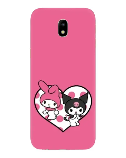 Чехол для Samsung Galaxy J7 2017 (J730F EU) с картинкой «Kuromi и My Melody»