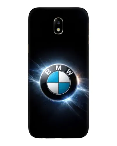 Чехол для Samsung Galaxy J7 2017 (J730F EU) с картинкой «BMW — неоновое сияние»