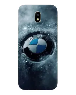 Чехол для Samsung Galaxy J7 2017 (J730F EU) с картинкой «Логотип BMW — лед»