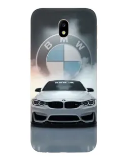 Чехол для Samsung Galaxy J7 2017 (J730F EU) с картинкой «BMW в белом дыму»