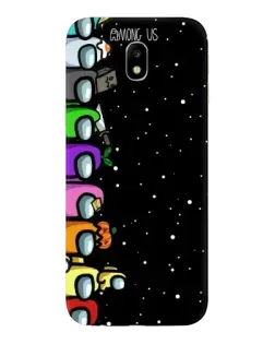 Чехол для Samsung Galaxy J7 2017 (J730F EU) с картинкой «Команда Among Us»