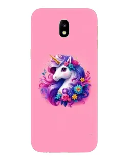 Чехол для Samsung Galaxy J7 2017 (J730F EU) с картинкой «Сказочный единорог»