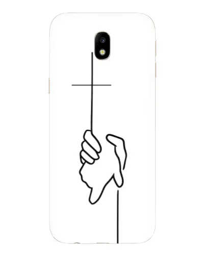 Чехол для Samsung Galaxy J7 2017 (J730F EU) с картинкой «Рука держит»