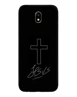 Чехол для Samsung Galaxy J7 2017 (J730F EU) с картинкой «Графический крест Jesus» Чехол для Samsung Galaxy J7 2017 (J730F EU) с картинкой «Графический крест Jesus»