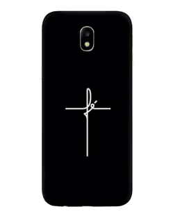Чехол для Samsung Galaxy J7 2017 (J730F EU) с картинкой «Тонкий крест» Чехол для Samsung Galaxy J7 2017 (J730F EU) с картинкой «Тонкий крест»