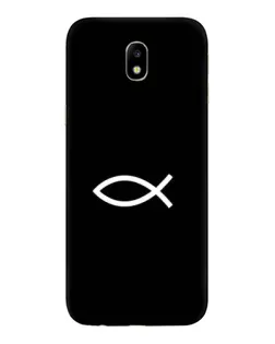 Чехол для Samsung Galaxy J7 2017 (J730F EU) с картинкой «Символ рыбы Jesus» Чехол для Samsung Galaxy J7 2017 (J730F EU) с картинкой «Символ рыбы Jesus»