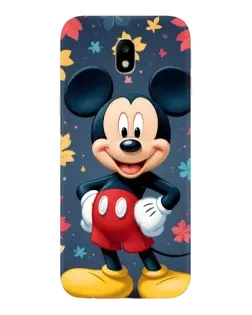 Чехол для Samsung Galaxy J7 2017 (J730F EU) с картинкой «Осенний Mickey Mouse»
