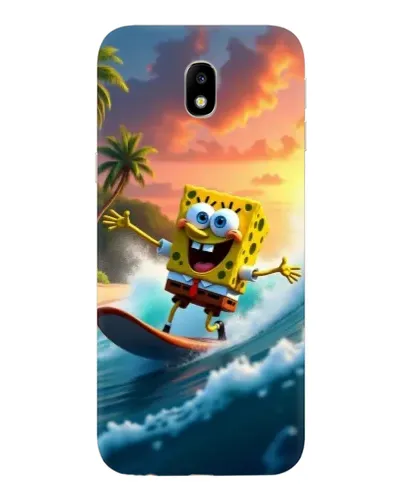 Чехол для Samsung Galaxy J7 2017 (J730F EU) с картинкой «Губка Боб серфингист» Чехол для Samsung Galaxy J7 2017 (J730F EU) с картинкой «Губка Боб серфингист»