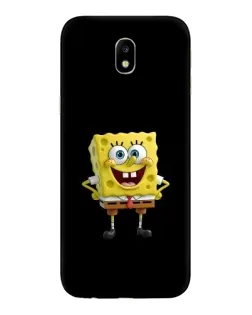 Чехол для Samsung Galaxy J7 2017 (J730F EU) с картинкой «Классический Губка Боб»