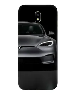 Чехол для Samsung Galaxy J7 2017 (J730F EU) с картинкой «Tesla Model S Look»
