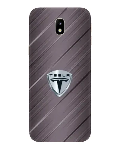 Чехол для Samsung Galaxy J7 2017 (J730F EU) с картинкой «Металлическая текстура Tesla» Чехол для Samsung Galaxy J7 2017 (J730F EU) с картинкой «Металлическая текстура Tesla»