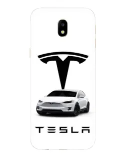 Чехол для Samsung Galaxy J7 2017 (J730F EU) с картинкой «Tesla White Style» Чехол для Samsung Galaxy J7 2017 (J730F EU) с картинкой «Tesla White Style»