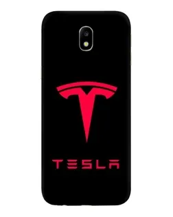 Чехол для Samsung Galaxy J7 2017 (J730F EU) с картинкой «Tesla Red Logo» Чехол для Samsung Galaxy J7 2017 (J730F EU) с картинкой «Tesla Red Logo»