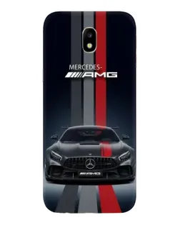 Чехол для Samsung Galaxy J7 2017 (J730F EU) с картинкой «Mercedes — белый карбон»
