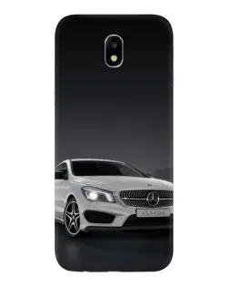 Чехол для Samsung Galaxy J7 2017 (J730F EU) с картинкой «Mercedes AMG GT Silver»