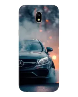 Чехол для Samsung Galaxy J7 2017 (J730F EU) с картинкой «Mercedes — ночной город»