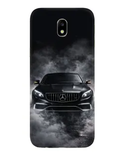 Чехол для Samsung Galaxy J7 2017 (J730F EU) с картинкой «Mercedes в дыму»