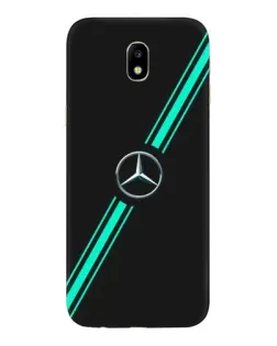 Чехол для Samsung Galaxy J7 2017 (J730F EU) с картинкой «Спортивные линии Mercedes» Чехол для Samsung Galaxy J7 2017 (J730F EU) с картинкой «Спортивные линии Mercedes»
