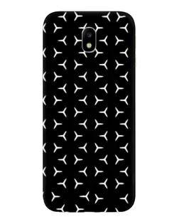 Чехол для Samsung Galaxy J7 2017 (J730F EU) с картинкой «Mercedes паттерн звезд» Чехол для Samsung Galaxy J7 2017 (J730F EU) с картинкой «Mercedes паттерн звезд»