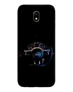 Чехол для Samsung Galaxy J7 2017 (J730F EU) с картинкой «Салон Audi — руль»