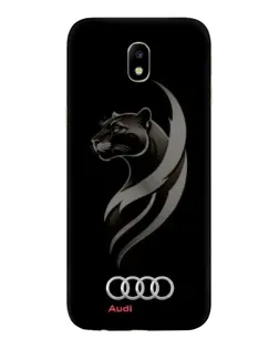 Чехол для Samsung Galaxy J7 2017 (J730F EU) с картинкой «Графика — пантера и Audi»
