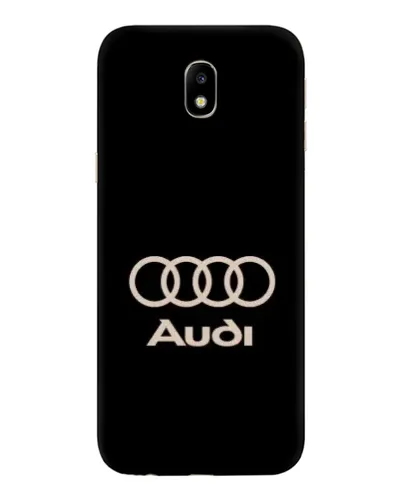 Чехол для Samsung Galaxy J7 2017 (J730F EU) с картинкой «Audi — золотой логотип»