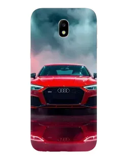 Чехол для Samsung Galaxy J7 2017 (J730F EU) с картинкой «Audi RS — красный стиль»