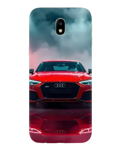 Чехол для Samsung Galaxy J7 2017 (J730F EU) с картинкой «Audi RS — красный стиль»