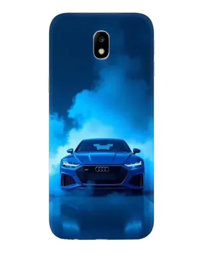 Чехол для Samsung Galaxy J7 2017 (J730F EU) с картинкой «Audi — голубая энергия»