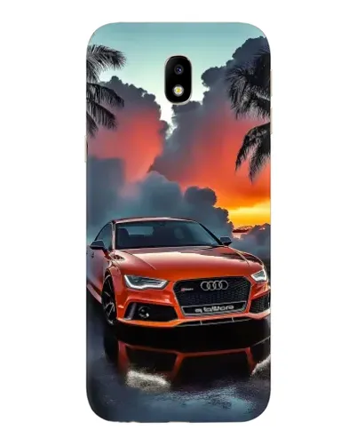 Чехол для Samsung Galaxy J7 2017 (J730F EU) с картинкой «Audi — закат»