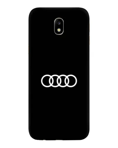 Чехол для Samsung Galaxy J7 2017 (J730F EU) с картинкой «Audi White Logo»
