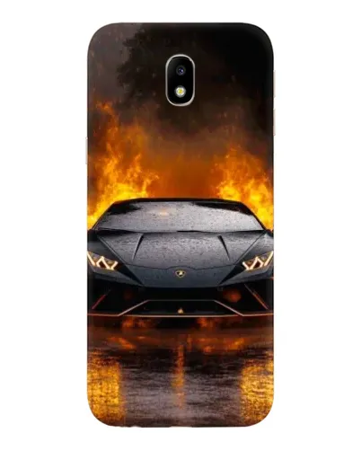 Чехол для Samsung Galaxy J7 2017 (J730F EU) с картинкой «Lamborghini в огне» Чехол для Samsung Galaxy J7 2017 (J730F EU) с картинкой «Lamborghini в огне»