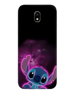 Чехол для Samsung Galaxy J7 2017 (J730F EU) с картинкой «Неоновый Stitch»