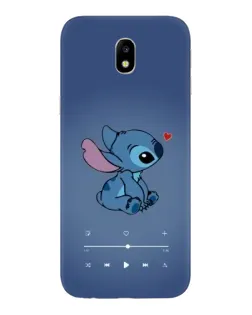 Чехол для Samsung Galaxy J7 2017 (J730F EU) с картинкой «Музыкальный Stitch»