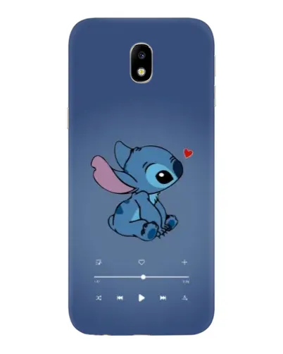 Чехол для Samsung Galaxy J7 2017 (J730F EU) с картинкой «Музыкальный Stitch»